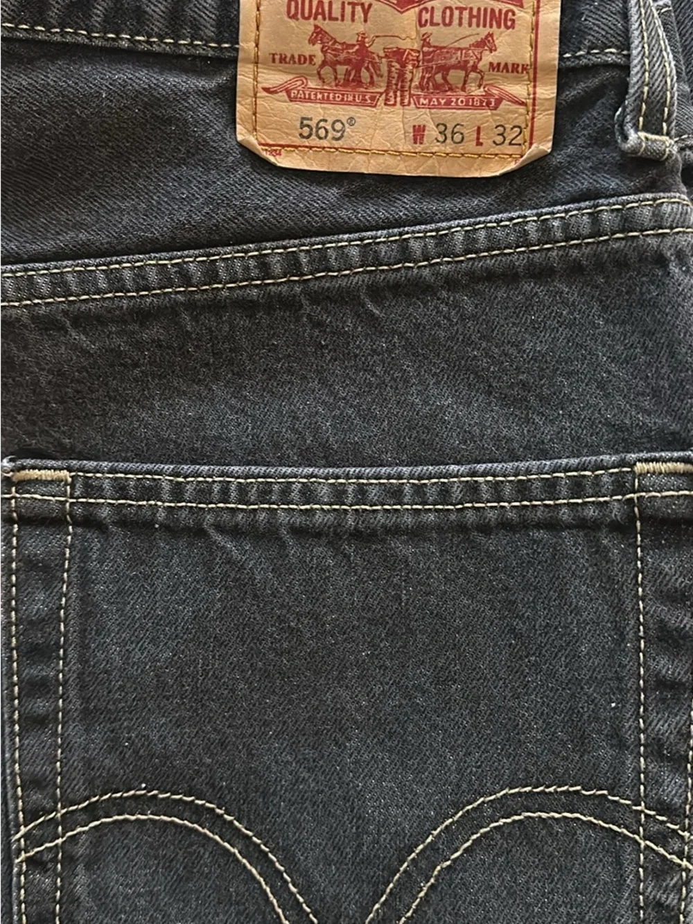Levi's 569 Loose Straight Men's Jeans - Gray